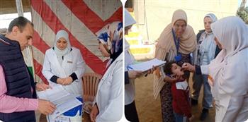   استمرار الحملة القومية للتطعيم ضد مرض شلل الأطفال بالبحيرة
