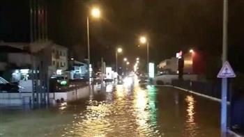   البرتغال تتعرض لفيضانات بعد أمطار غزيرة وشوارع لشبونة تغمرها المياه