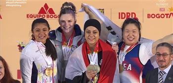 وزير الرياضة يهنىء الرباعة المصرية "سارة سمير" بذهبية بطولة العالم لرفع الأثقال بكولومبيا