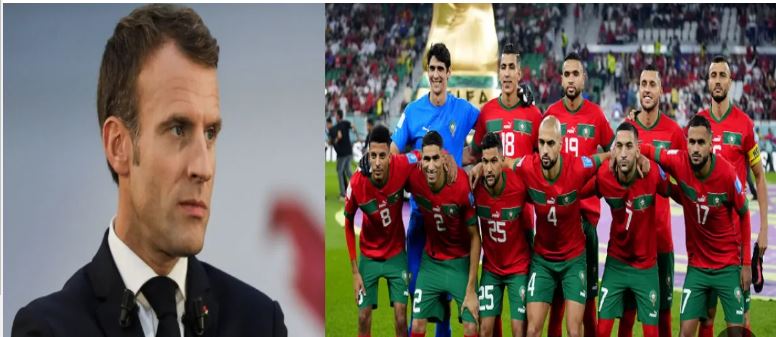 الرئيس الفرنسي يوجه رسالة لـ منتخب المغرب