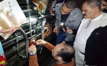 غلق 8 منشآت وضبط 495 حالة إشغال متنوع لمخالفة مواعيد الإغلاق بالإسكندرية