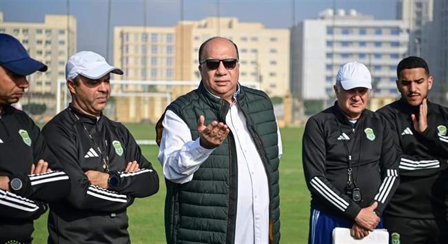 مصيلحي يتواجد فى تدريبات الاتحاد السكندري لدعم الفريق 