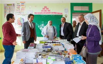 جامعة طنطا تقديم الرعاية الطبية لـ 1108 حالة وصرف الدواء بالمجان وتحويل 46 للمتابعه 