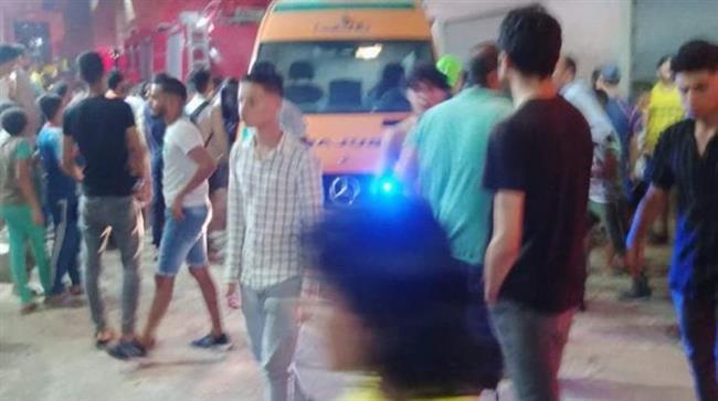 إصابة 3 أشخاص من أسرة واحدة في حريق شقة بأسيوط 