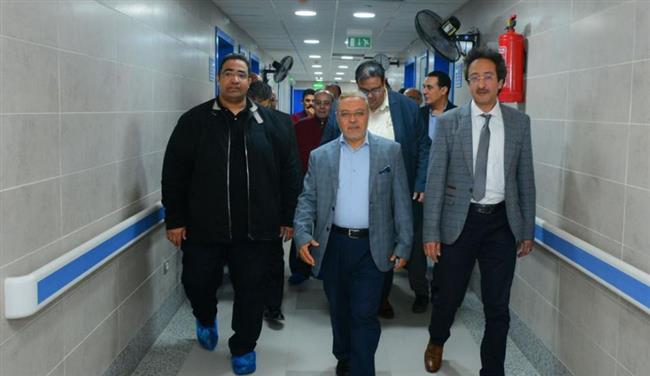 بدء التشغيل التجريبي لوحدة الكبد والجهاز الهضمي والمناظير بمستشفى الجراحات الجديد بجامعة طنطا