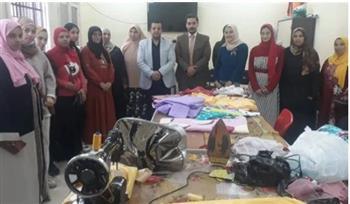 الشباب والرياضة بالقليوبية تختتم الدورات التدريبية الحرفية في كفر شكر