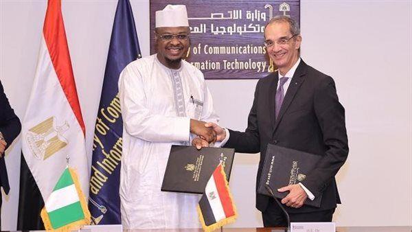 مصر ونيجيريا توقعان مذكرة تفاهم لتعزيز التعاون بمجالات الاتصالات وتكنولوجيا المعلومات والاقتصاد الرقمى