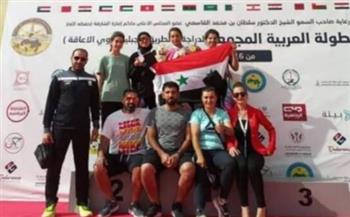   ذهبية وبرونزية لسوريا في البطولة العربية للدراجات