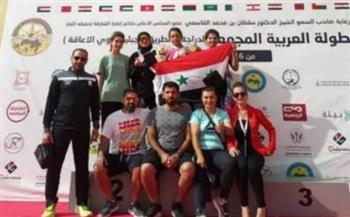 ذهبية وبرونزية لسوريا في البطولة العربية للدراجات