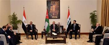   قمة ثلاثية بين الرئيس السيسي والعاهل الأردني ورئيس وزراء العراق
