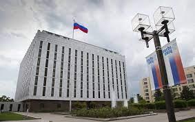   السفارة الروسية في واشنطن: الخزانة الأمريكية لا تزال تعرقل تصدير منتجات موسكو الزراعية