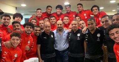 منتخب الشباب يواصل تدريباته على الملعب الفرعى بالدفاع الجوى استعدادا لزامبيا