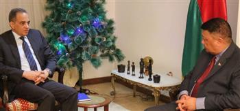 بحضور رئيس مجلس الشيوخ.. مدغشقر تودع سفير مصر 