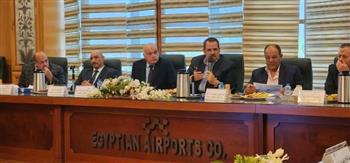   الشركة المصرية للمطارات تعقد جلسة الاجتماع التنفيذى للمطارات