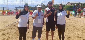   منتخب مصر لكرة الطائرة الشاطئية يتأهل للمباراة النهائية في بطولة المنطقة الخامسة 
