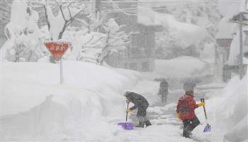   مقتل 8 أشخاص بسبب الثلوج الكثيفة في اليابان