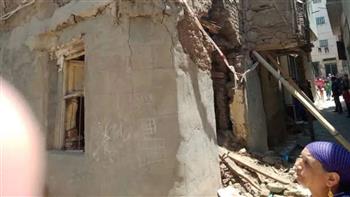   انهيار منزلين من الطوب اللبن بمنطقة الشنهورية دون وقوع إصابات في قنا
