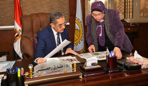 «رحمي» يبحث مع السكرتير العام تطوير الهوية البصرية لمحافظة الغربية