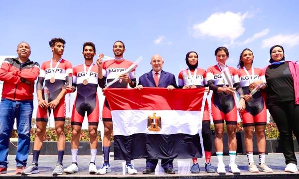 منتخب مصر يحصد 8 ميداليات في البطولة العربية للدراجات بالإمارات 