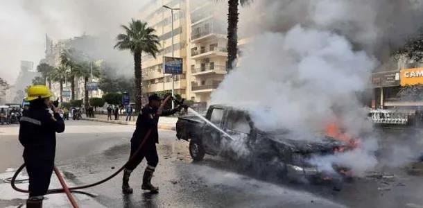 إصابة فتاة في حريق هائل بورشة سمكرة سيارات بالشرقية 