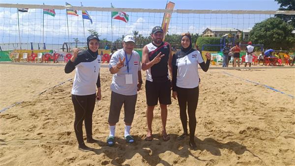 منتخب مصر لكرة الطائرة الشاطئية يتأهل للمباراة النهائية في بطولة المنطقة الخامسة
