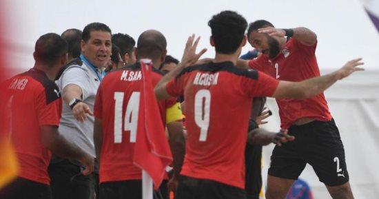 منتخب مصر للكرة الشاطئية يفوز على الكويت 4-0 وديا