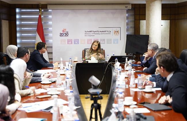 وزيرة التخطيط تبحث مع مدير التنمية المستدامة بالخارجية مبادرات الوزارة في COP 27