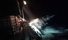   ارتفاع أعداد ضحايا غرق سفينة عسكرية تايلاندية إلى 18 قتيلا 