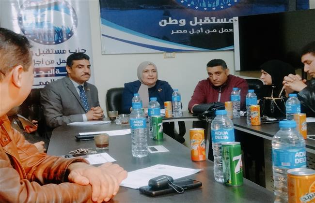 اجتماع تنظيمى لأمانة العمل الجماهيري الشهرى بحضور النائبة سناء برغش 