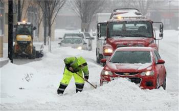   مصرع 28 أمريكيا بسبب العواصف الثلجية 