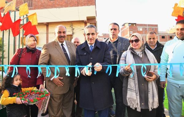 محافظ الغربية يفتتح مركزي شباب ومدرسة بالسنطة 