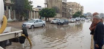   أمطار غزيرة تضرب شمال سيناء