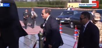 السيسي يصل إلى مجمع الصناعات الكيماوية بـ"أبو رواش" لافتتاح مصنعي الغازات الطبية والصناعية