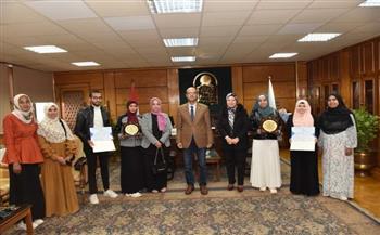جامعة أسيوط تحصد المركز الثاني بمهرجان الشروق السابع لإبداعات الإعلام بالجامعات العربية 