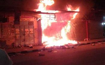    إخماد حريق بمحل مشويات في عجمي الإسكندرية