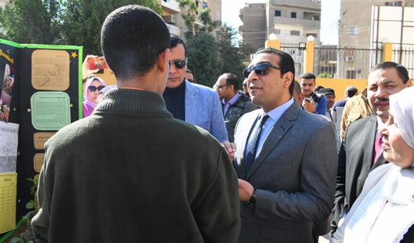 حازم عمر يشهد الحفل الختامى للمعرض المحلى للعلوم والهندسة  ISEF 2022 بقنا