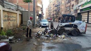 محافظ الدقهلية: رفع 328 طنا من القمامة والأتربة من الشوارع والميادين الرئيسية