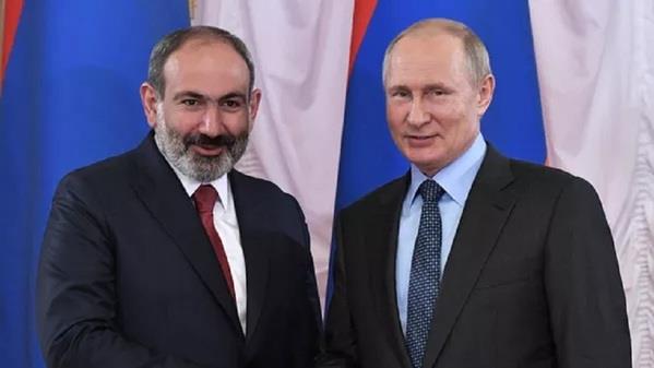 بوتين وباشينيان يبحثان تسوية الوضع في جنوب القوقاز