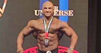 العقيد شريف الشيوى يفوز بالميدالية الذهبية ببطولة العالم لكمال الأجسام للهواة بالإمارات 