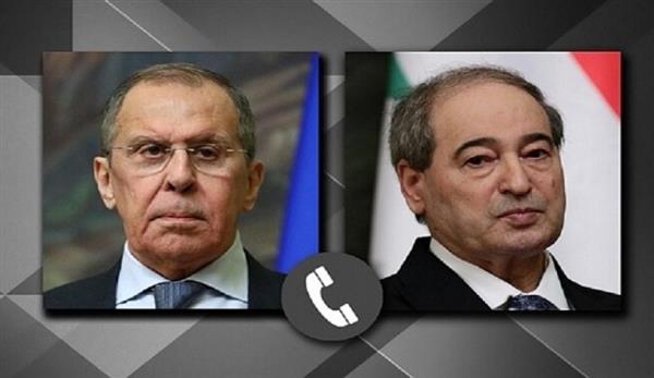 وزيرا خارجية سوريا وروسيا يبحثان هاتفياً القضايا ذات الاهتمام المشترك