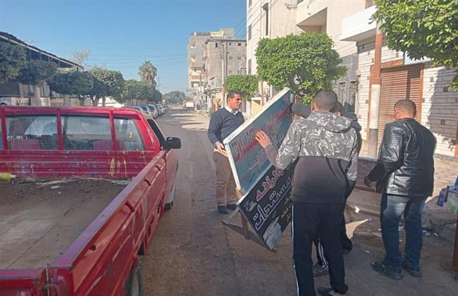 حملة مُكبرة لرفع الإشغالات بالتل الكبير بالإسماعيلية 