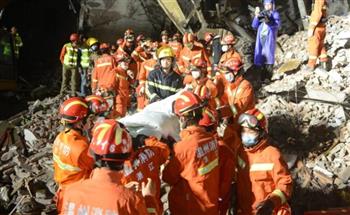   مصرع 5 أشخاص وإصابة اثنين آخرين إثر حريق في موقع بناء شرقي الصين