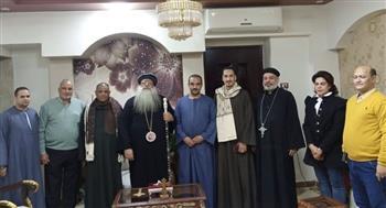  «الشعب الجمهوري» بقنا يهنئ الأنبا تكلا بمناسبة سيامته إلى رتبة مطران دشنا