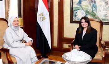 وزيرة الهجرة تستقبل مستشارة شيخ الأزهر لشئون الوافدين لبحث سبل التعاون المشترك