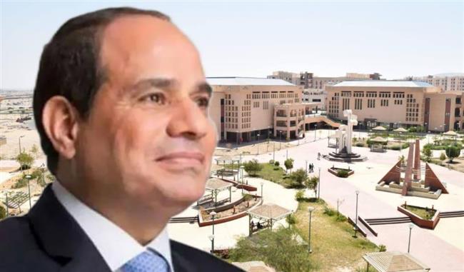 رئيس جامعة سوهاج يهني الرئيس السيسي ببداية عام ميلادي جديد 