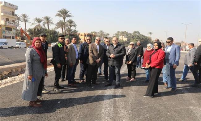 محافظ الجيزة يعاين نسب تنفيذ محاور المنصورية والطريق الأبيض بكرداسة 