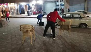 رفع 355 حالة إشغال طريق مخالف خلال حملات مكبرة بالبحيرة