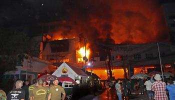   21 تايلانديًا من بين ضحايا حريق ضخم نشب في أحد فنادق كمبوديا