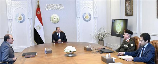 السيسي يتابع الموقف التنفيذي والمخطط الزمني لمشروعات الهيئة الهندسية على مستوى الجمهورية
