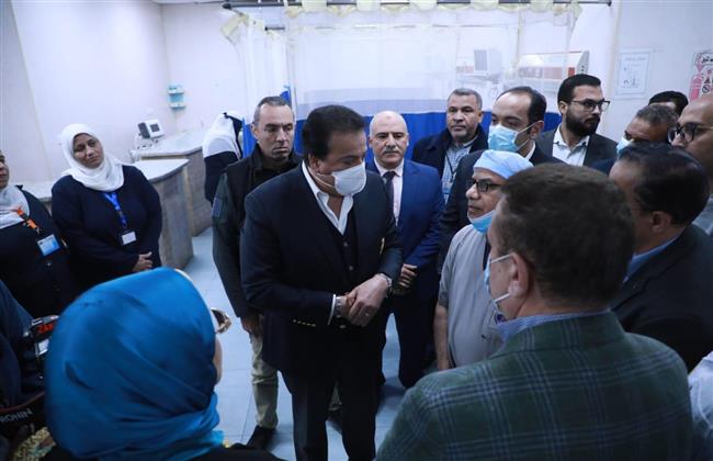 ​وزير الصحة يتفقد مستشفيي آشمون العام وحميات آشمون لمتابعة سير العمل